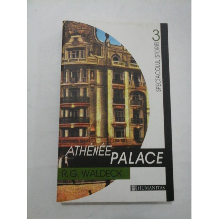  ATHENEE  PALACE -  R.G.WALDECK
